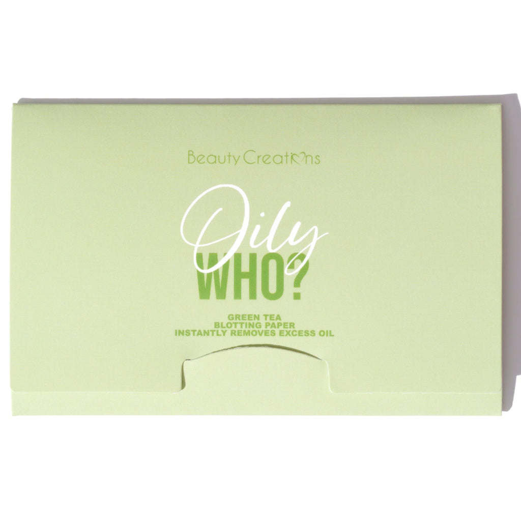 BEAUTY CREATIONS - OILY WHO? GREEN TEA BLOTTING PAPER