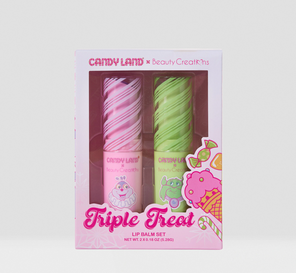 Beauty Creations x Candy Land - Set de bálsamo labial Triple Treat