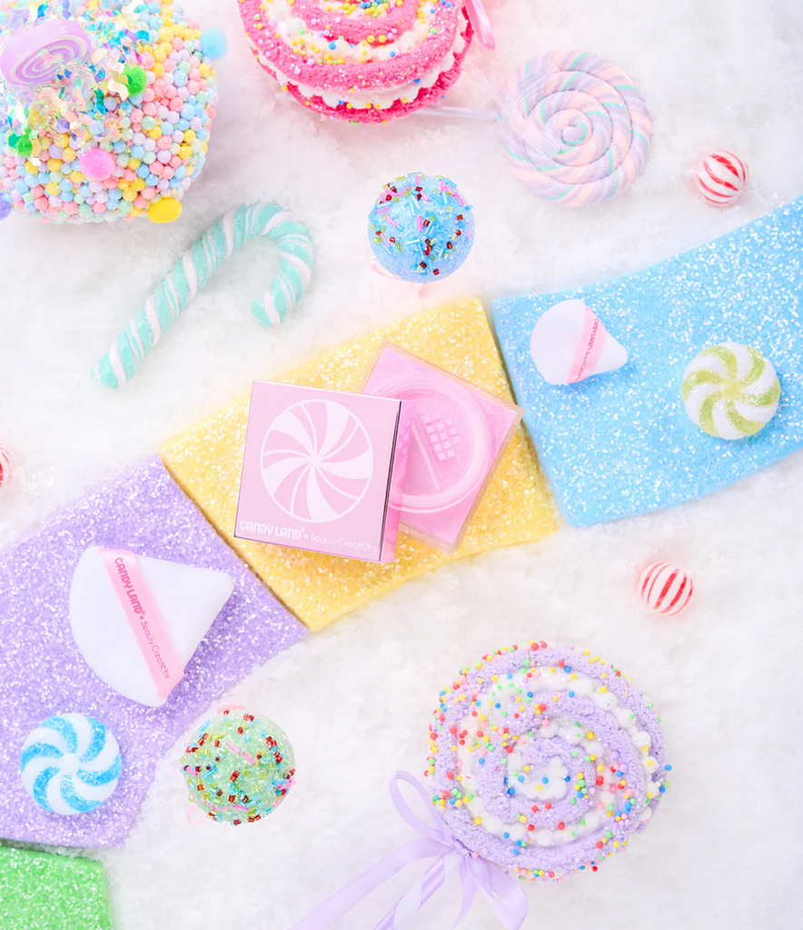 Beauty Creations x Candy Land - Set de polvos sueltos y borlas I Want Candy