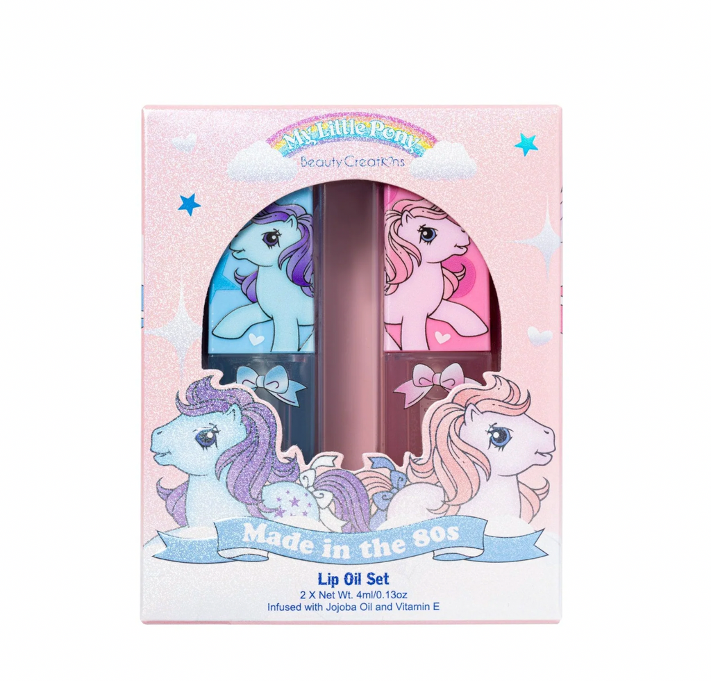 Set Lip Oil "Made in the 80s" de Beauty Creations x My Little Pony