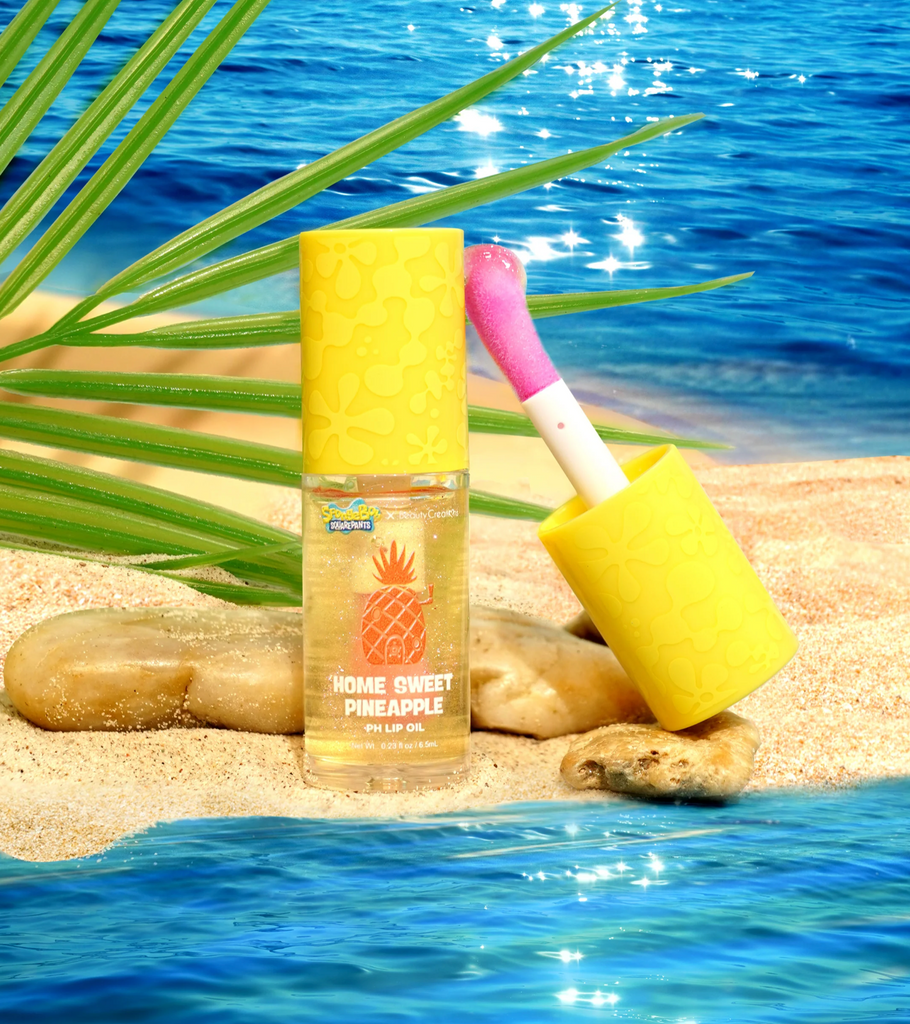 Beauty Creations x Bob Esponja - Aceite De Labios "Home Sweet Pineapple"