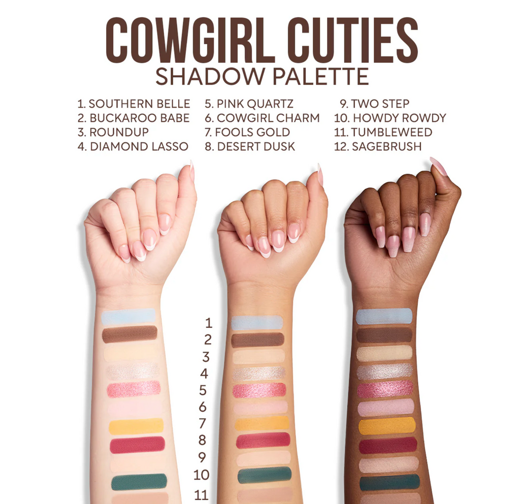 Beauty Creations x Las Chicas Super Poderosas "Cowgirl Cuties" - Paleta De Sombras