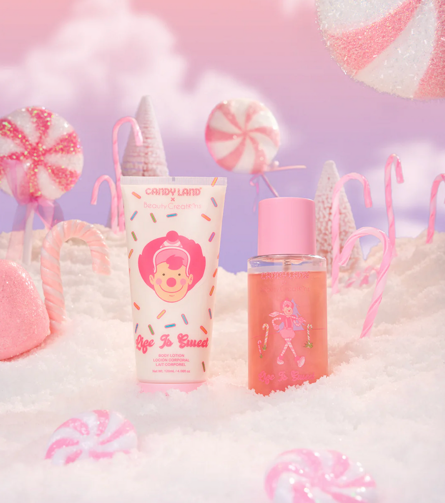 Beauty Creations x Candy Land - Loción y bruma corporal brillante Life is Sweet
