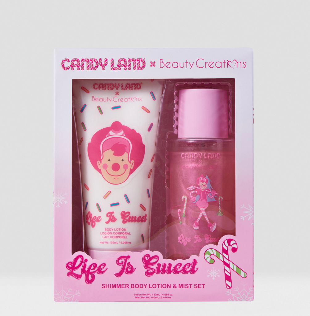 Beauty Creations x Candy Land - Loción y bruma corporal brillante Life is Sweet
