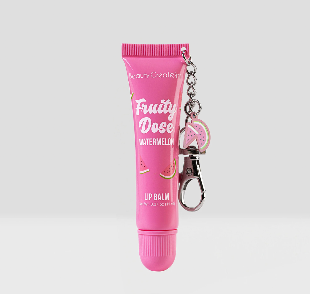 Juego de trío de bálsamos labiales con llavero Fruity Dose
