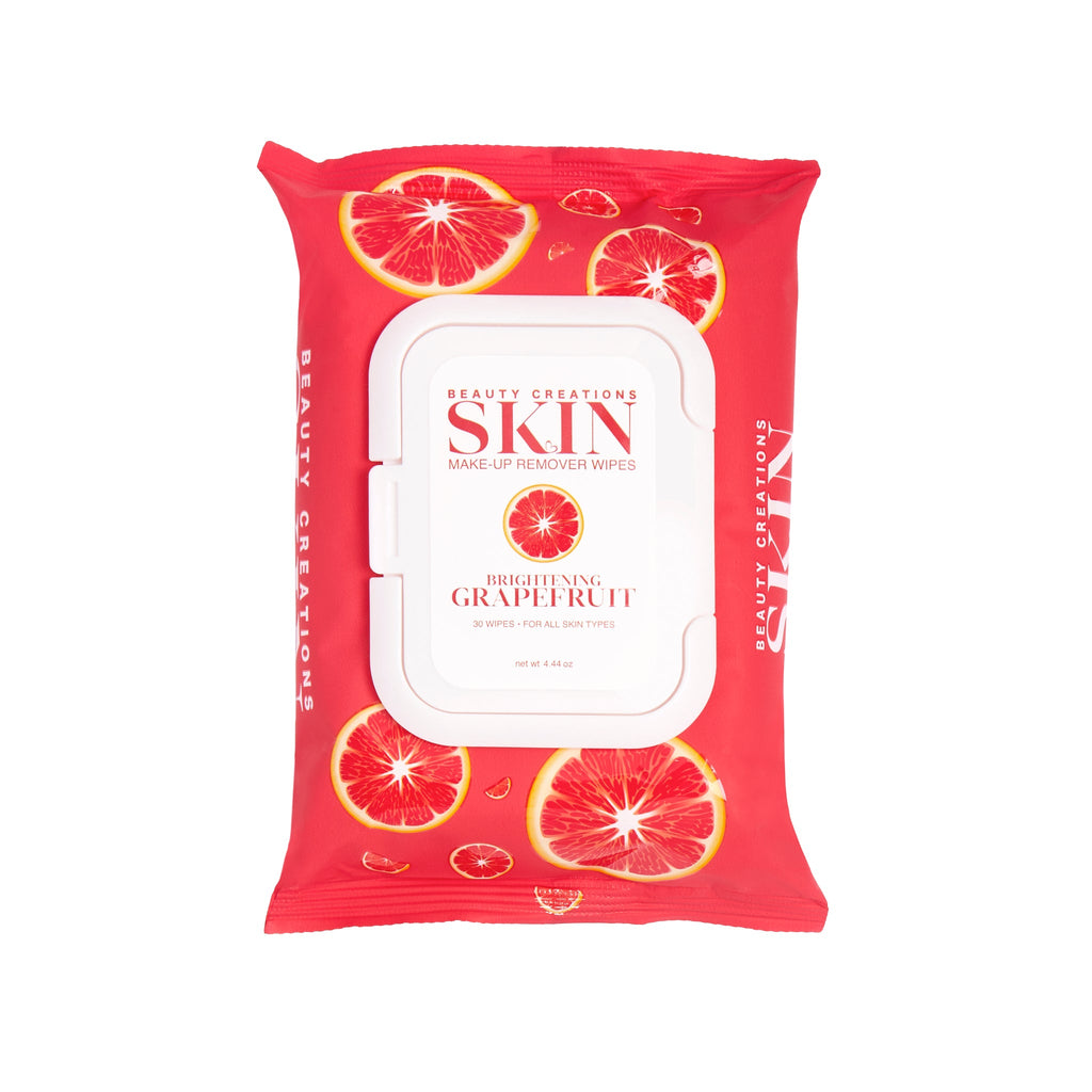 Beauty Creations - Grapefruit Brightening Makeup Remover Wipes