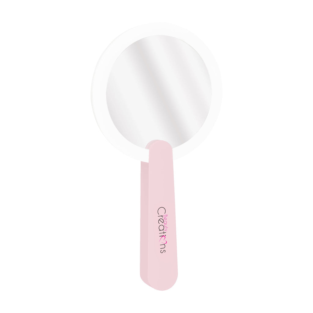 Beauty Creations - LED Handheld Make up Mirror (Pink)