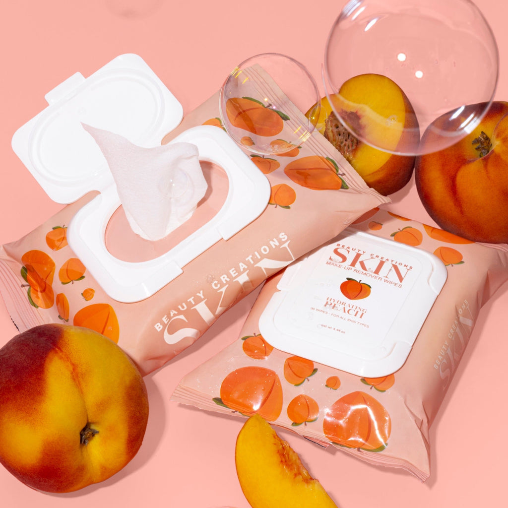 Beauty Creations - Peach Make up remover wipes