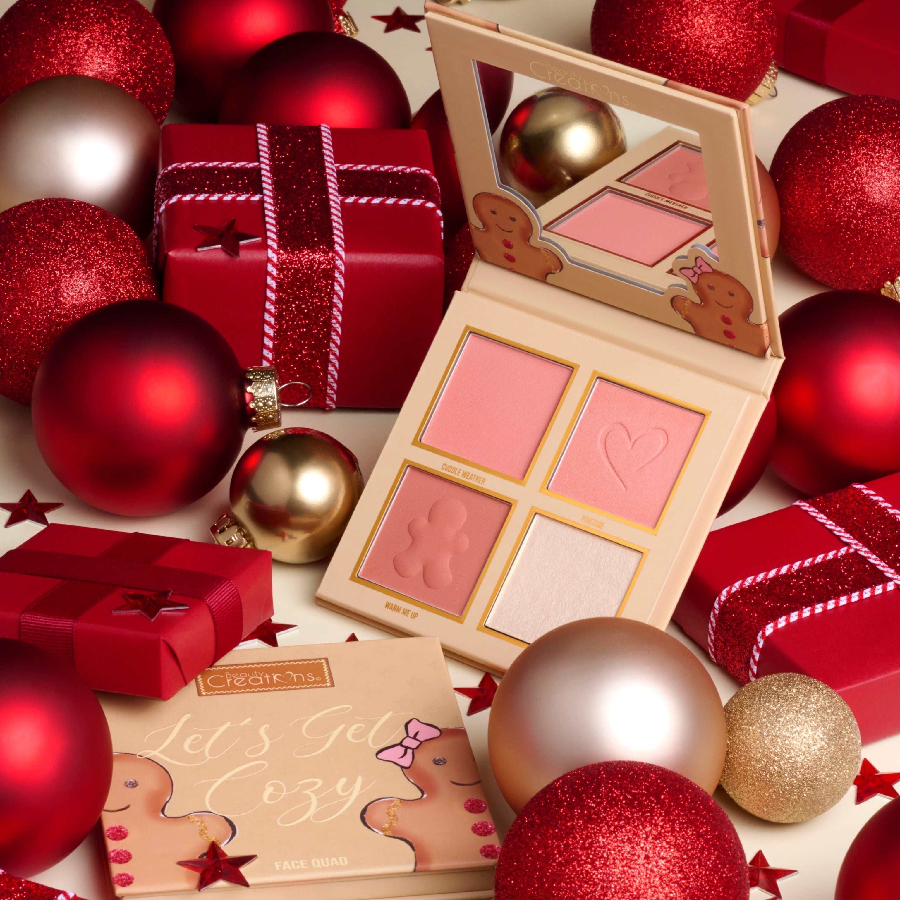 Beauty Creations - Let's Get Cozy Face Quad | Beauty Creations Chile