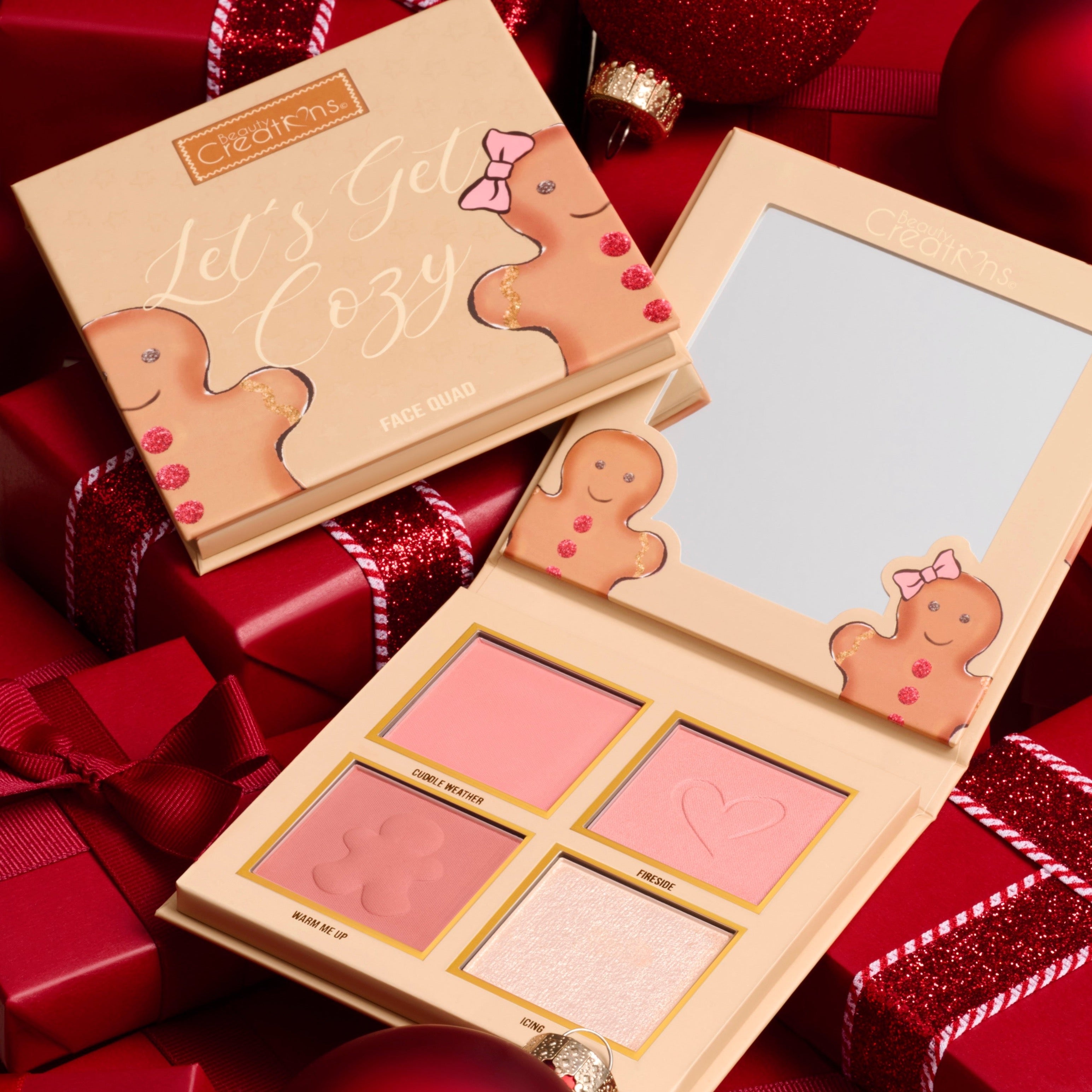 Beautiful Skin セット Beauty Creations - Let's Get Cozy Face Quad | Beauty Creations Chile