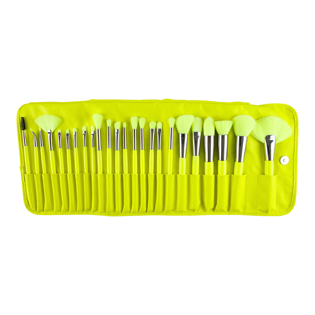 Beauty Creations - The Neon Yellow 24 pc Brush Set